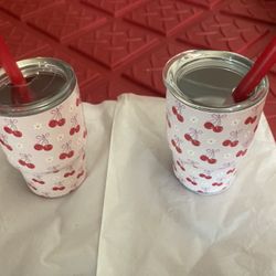 Cherries Mini Tumbler Cup Set