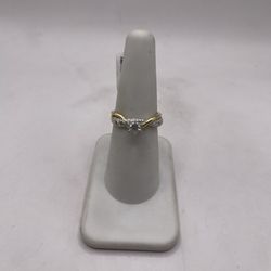 14kt Dual-Tone Gold Engagement Style Ring