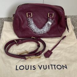 Louis Vuitton Speedy 25 Monogram Empreinte Bag