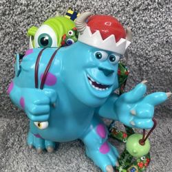Disney Parks Santa Sully & Mike Popcorn Bucket 2024 Monsters Inc Brand new
