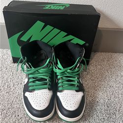 Air Jordan 1 Lucky Green size 9