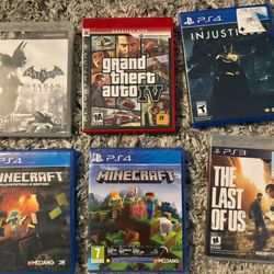 PS3 And PS4 Games
