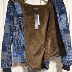 Women's Hooded Fleece Lined Jacket