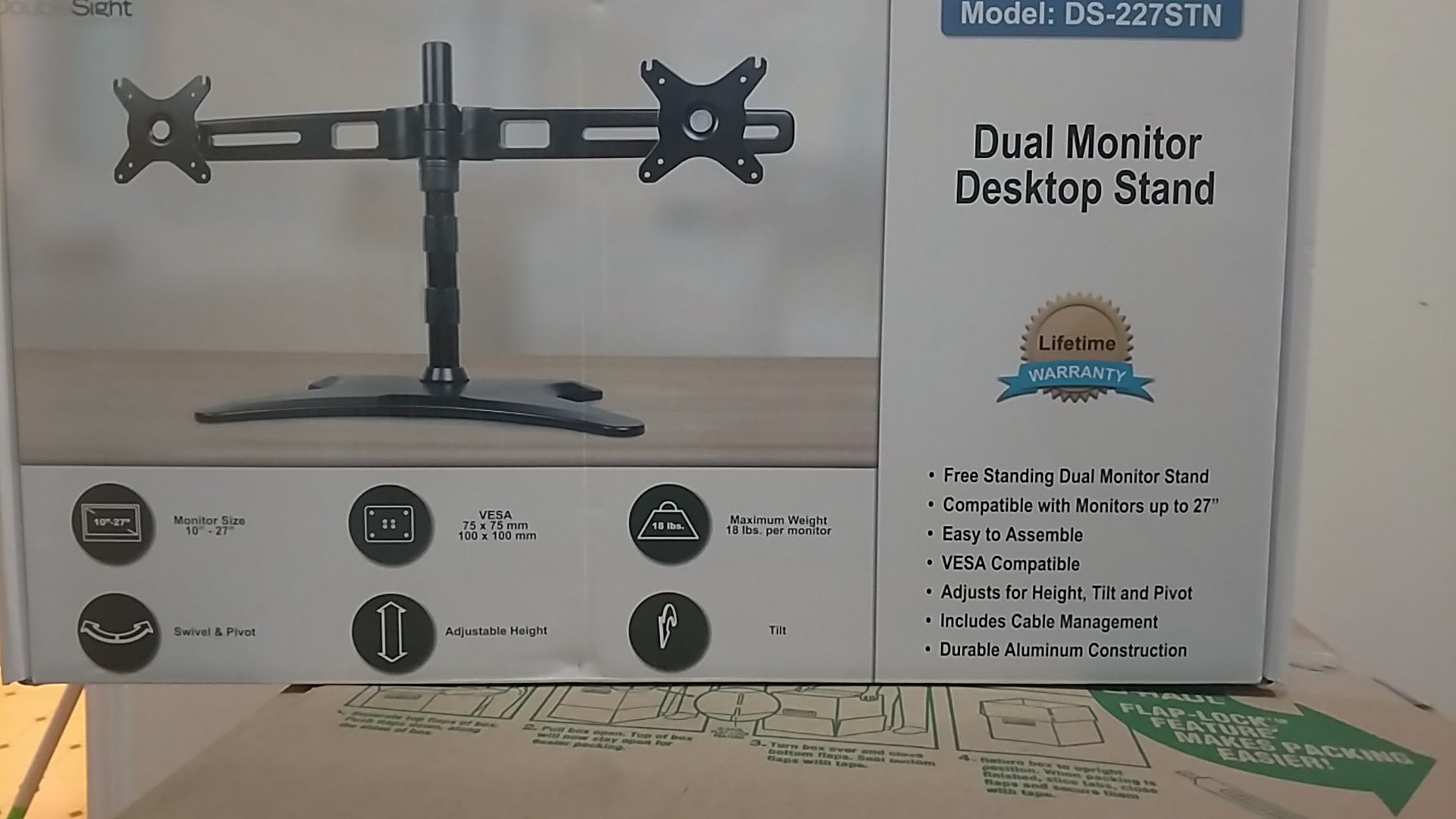 Brand New Dual Monitor Stand
