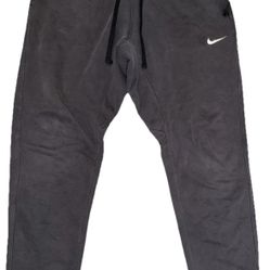 Men’s Blk Nike Jogger Grunge Style Sweatpants Drawstring Waist Sz L