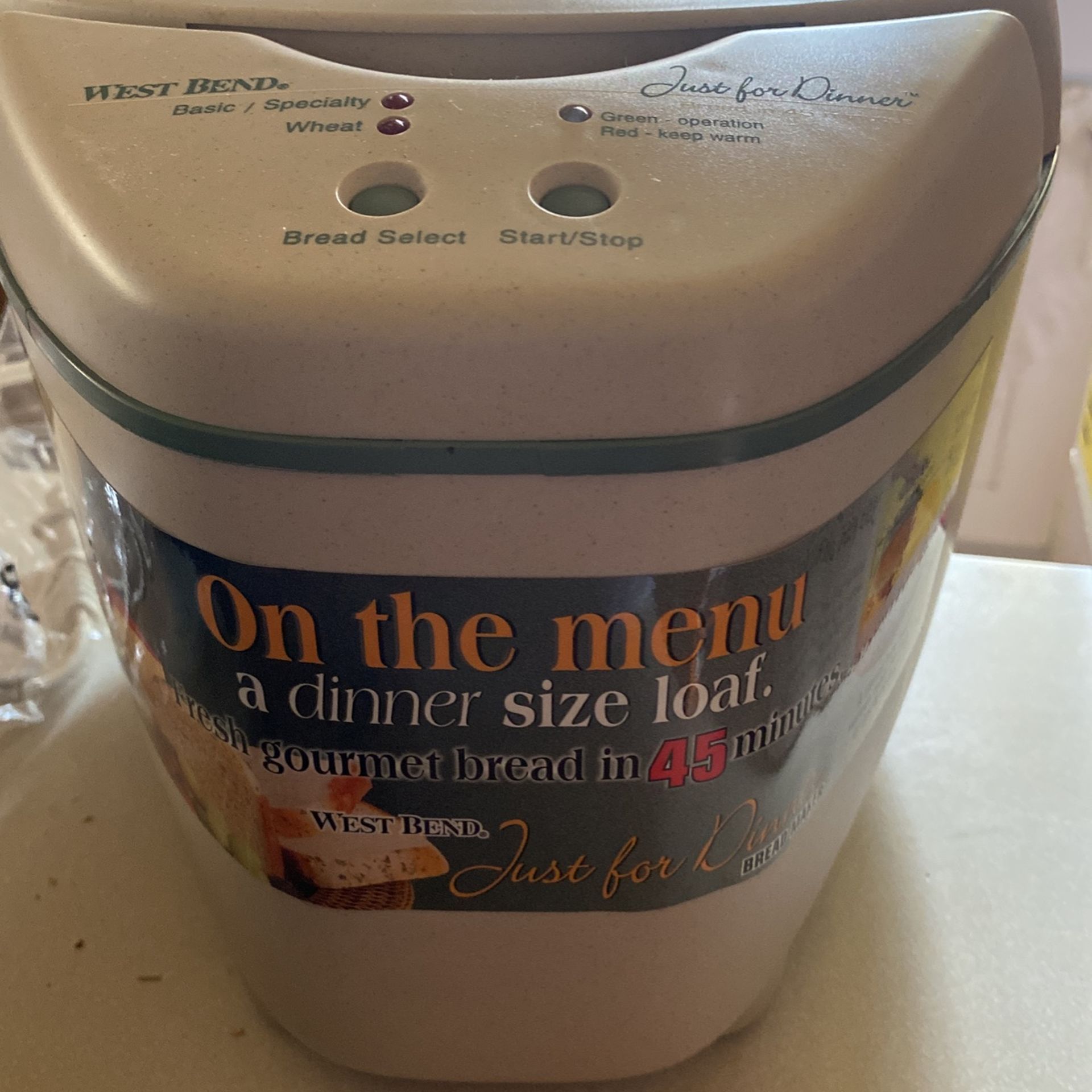West Bend Bread Maker