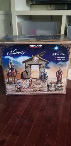 Nativity Set Antique Design Costco 