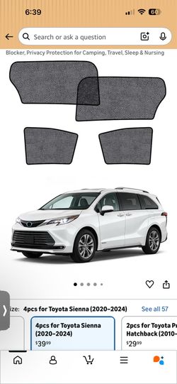 Sienna widow sun shades