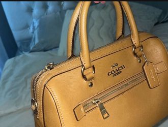 Coach New York Leather Satchel Handbag