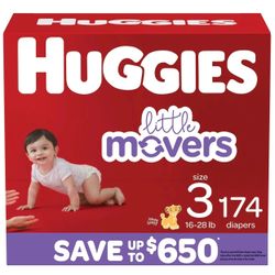 Huggies Size 3 174 Count 