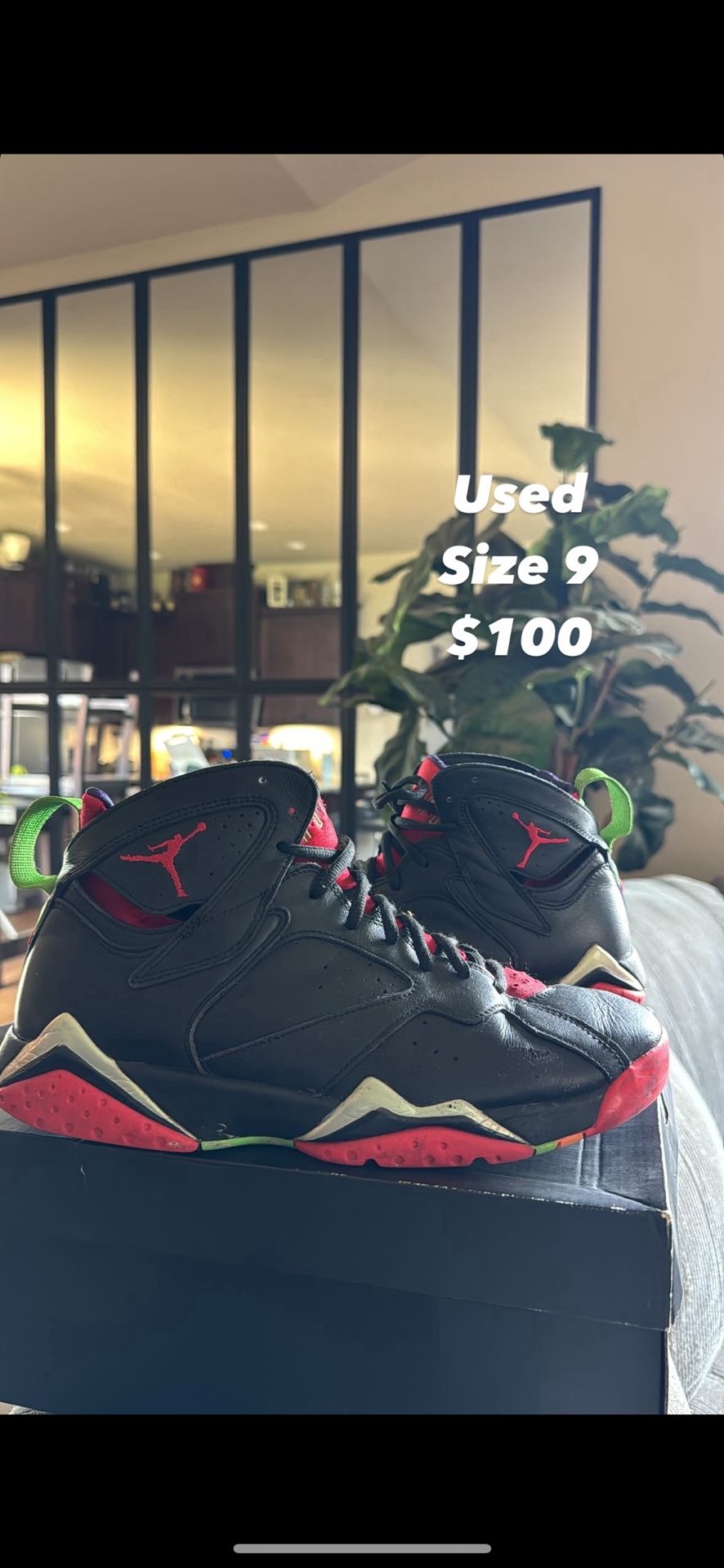 Jordan 7 Marvin The Martian Size 9