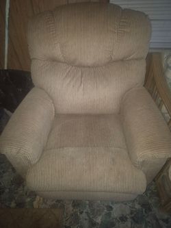 Beige Recliner