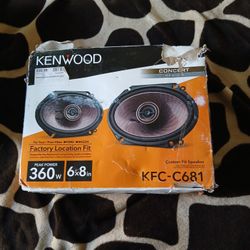 6×8 Kenwood Car Speakers 