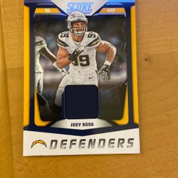 Joey Bosa Player Worn Material 