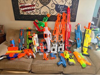 Nerf Gun Bonanza with Foam Bullets