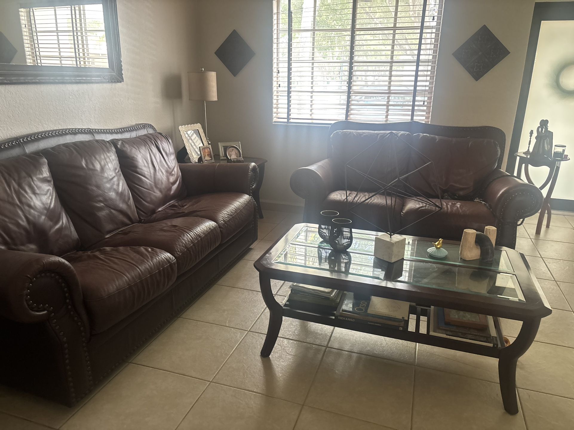 Free Leather Couch And Love Seat Free