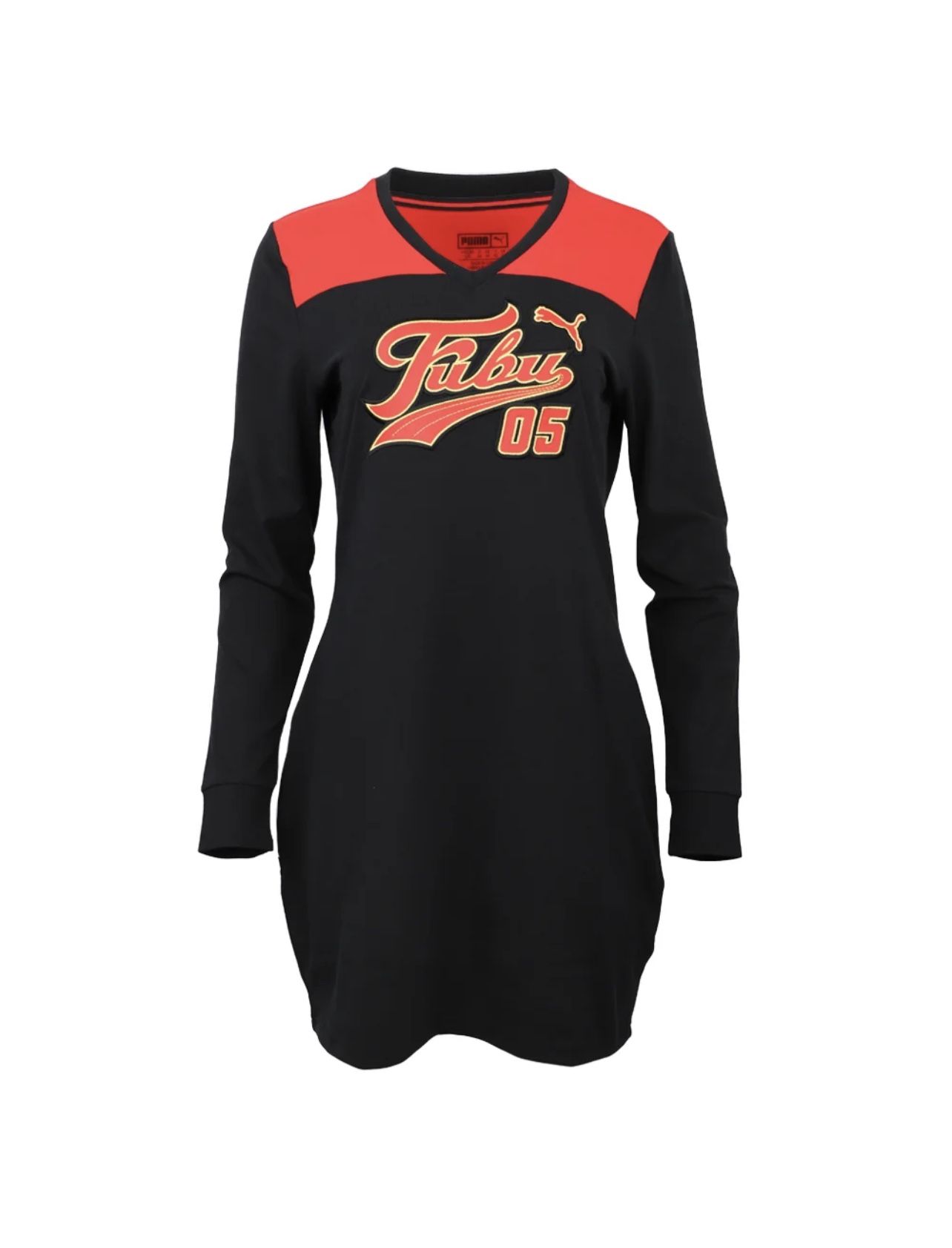 RED & BLACK LIMITED EDITION PUMA FUBA T-SHIRT SHIRT DRESS