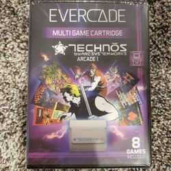 brand new sealed evercade technos arcade 1