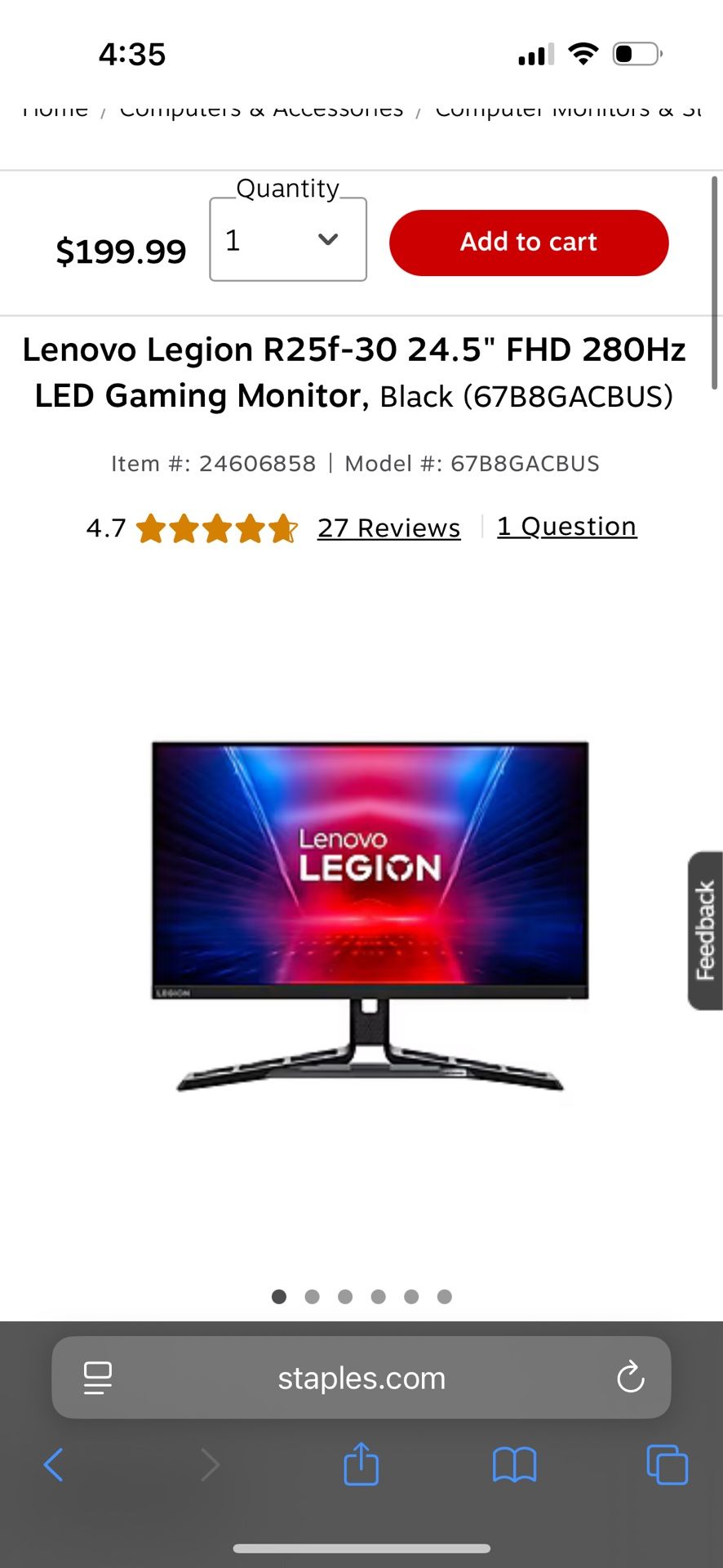 Legion Monitor Trade