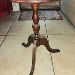 Antique Lion Feet Side Table
