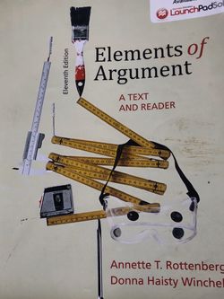 Elements Of Argument 11th Edition