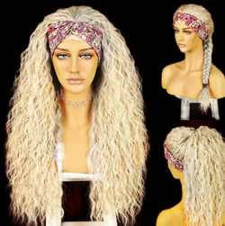 Headband Hair Extension Platinum Blonde Hair Extension