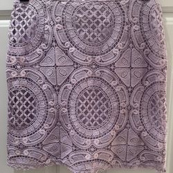 Women's Purple Lace Skirt 
