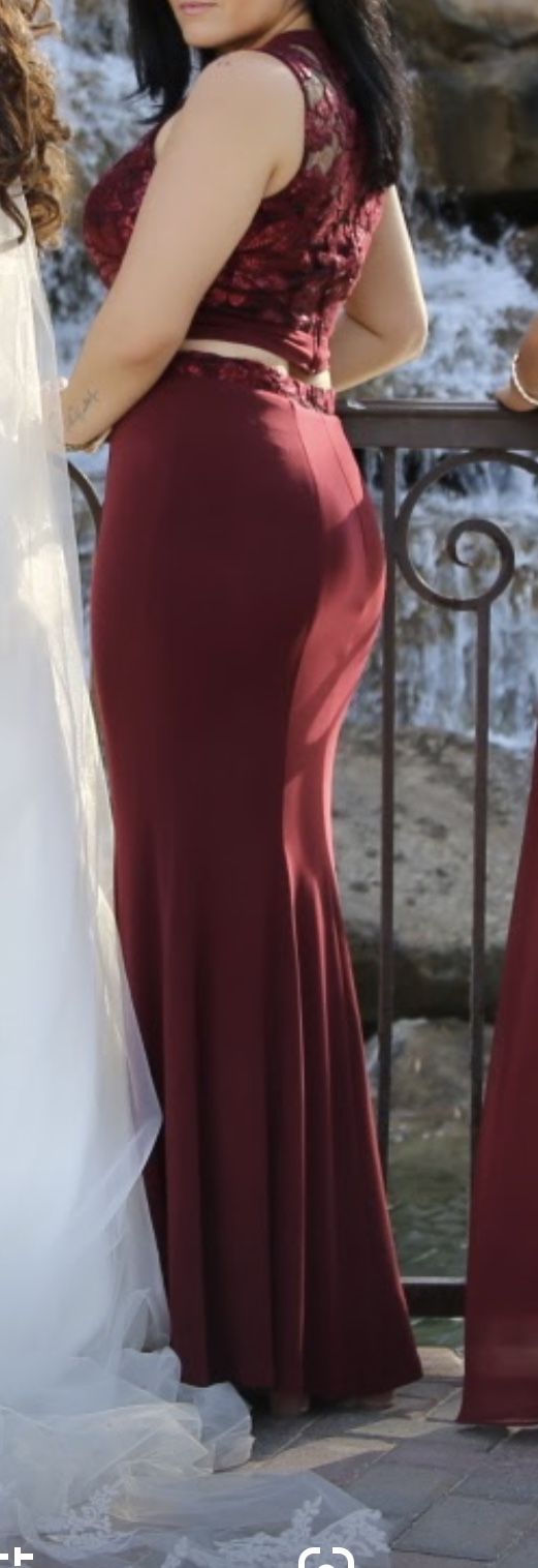 Brides Maid Dress/ Color Maroon