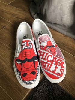 Custom Chicago bulls vans