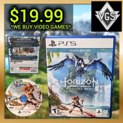 Horizon Forbidden West Launch Edition PS5 2022 Complete w/ Insert