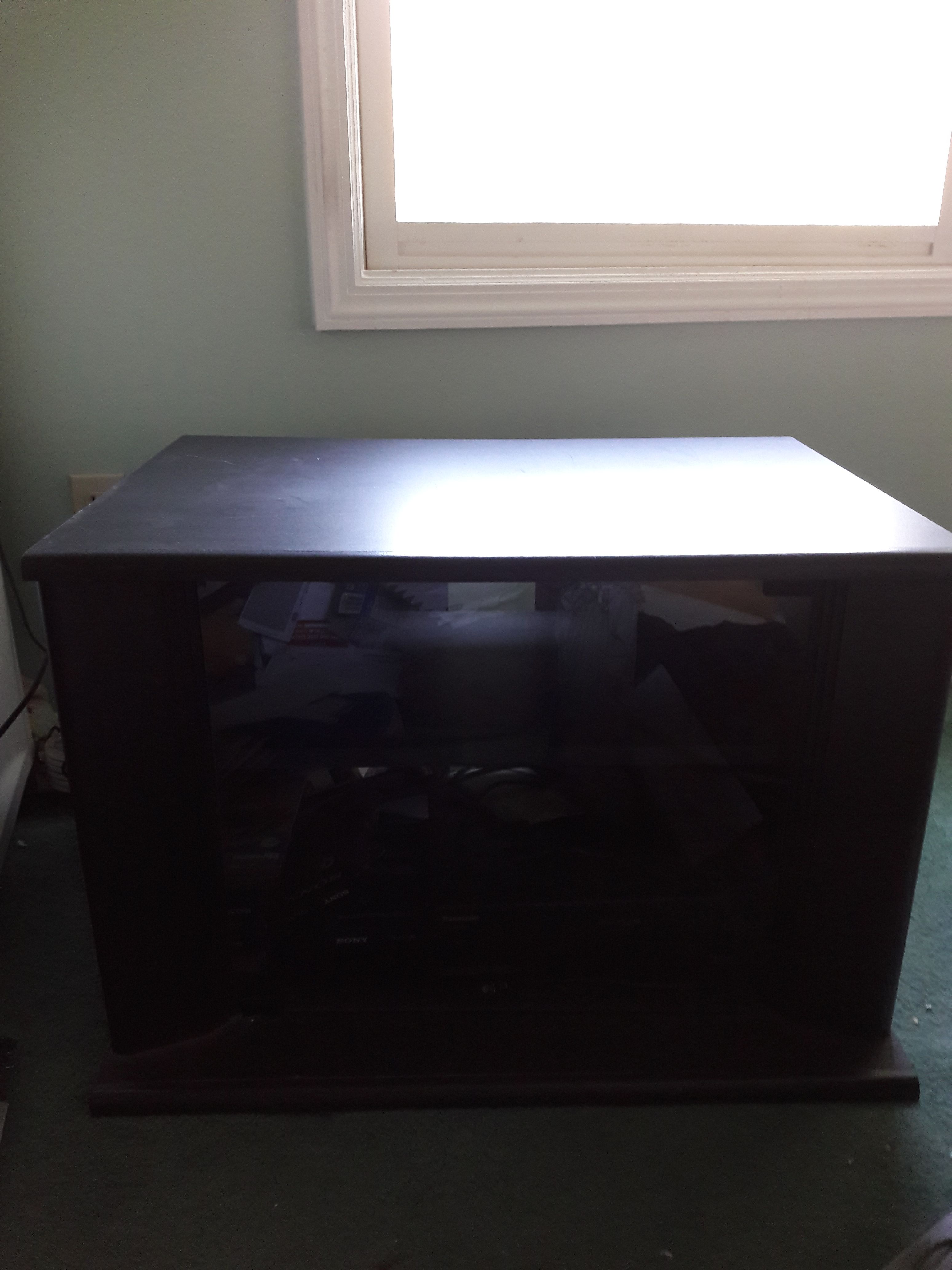 ALL BLACK TV STAND
