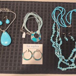 Lia Sophia Turquoise Jewelry Sets *NEW*