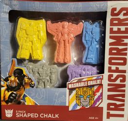 Transformers Shaped Themed Chalk Pack $3 (One Available)