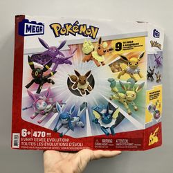 Mattel Mega Bloks Pokemon Every Eevee Evolution Brick Building Set