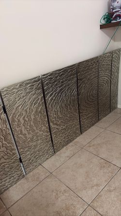 Big 7 pieces gold frame