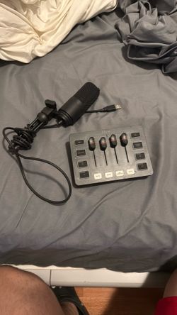 Studio Mic & audio mixer
