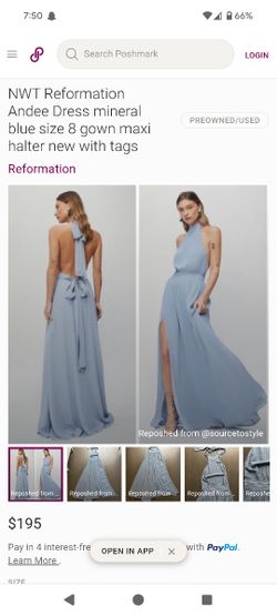 Women's Reformation Dress Size 2