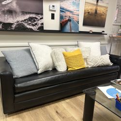 Leather-look Couch