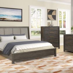 Queen Bedroom Set Including Mattress Set In Stock 