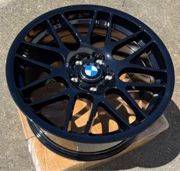 Brand New 18” Staggered Gloss Black BMW CSL Style Wheels 5x120 Price Firm! All 4
