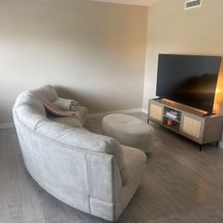 Curved Living Room Couch