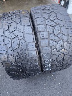 Only 2 used tires Lt33x12.50r20 Toyo AT111 Open Country $180.00 both