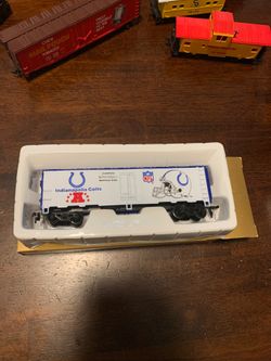 Ho scale trains mantua Indianapolis colts super bowl express NFL certified first edition 1991