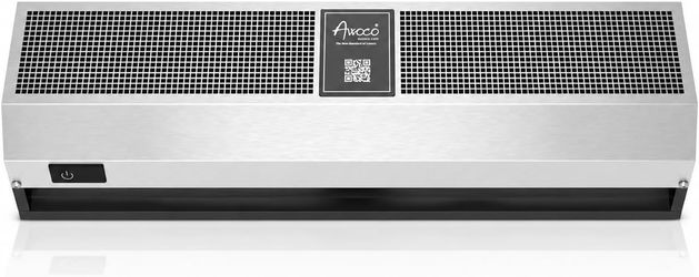 Scratches Awoco 36'' Stainless Steel Air Curtain 3 Speeds DC Motor