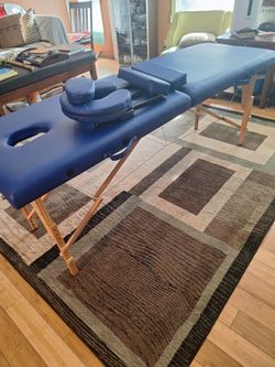 New massage table and accessories
