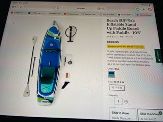 TAHE inflatable paddle board/kayak