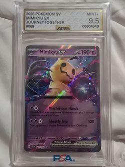 Mimikyu EX Pokemon Card AGS 9.5 Mint+