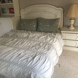 Complete Vintage Wooden Bedroom Set