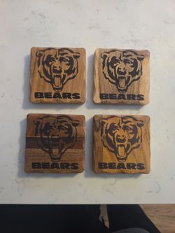PORTAVASOS DE LOS BEARS GRABADO LAZER