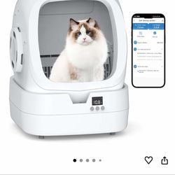 Automatic Cat Litter Box Self Cleaning - APP Control and Weight Monitoring